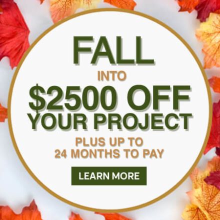 Fall Into $2500 Off Flooring Promo Banner Ad