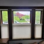 sheer window shades with a view to the outside