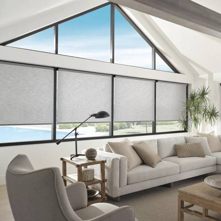 Custom designer roller shades