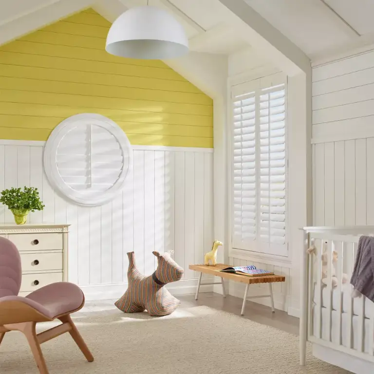 custom door shutters in white